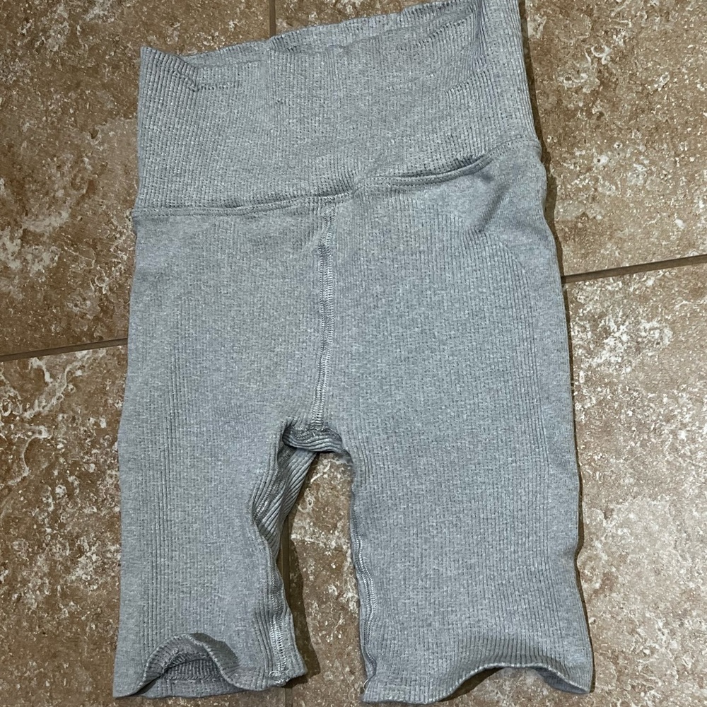 Free people movement ribbed bike shorts